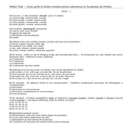 78312714 60855085-teste-grila-la-limba-romana-pentru-academia-de-politie