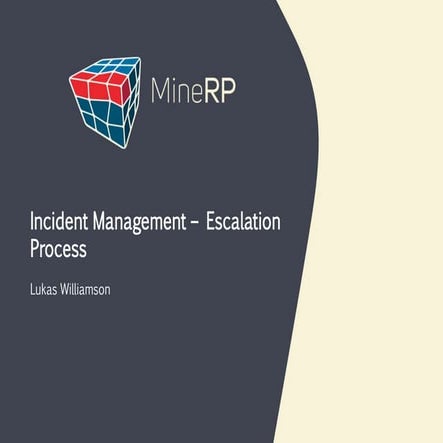 Incident Escalation process Presentation