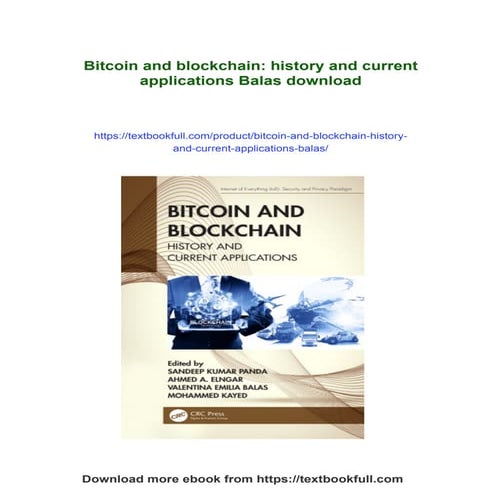 Bitcoin and blockchain: history and current applications Balas
