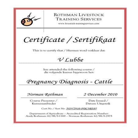 Irene Course PD NOV2910PDCIRE05 V Lubbe