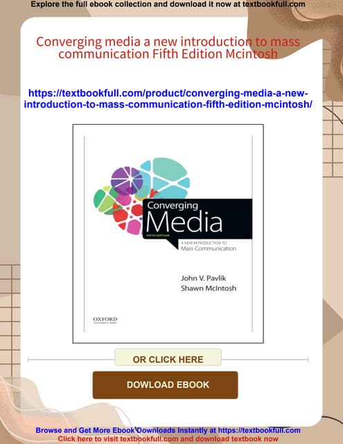 Converging Media A New Introduction To Mass Communication Fifth Edition Converging Media A New Introduction To Mass Communication Fifth Edition