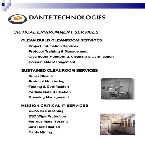 Dante Brochure Templates  revised