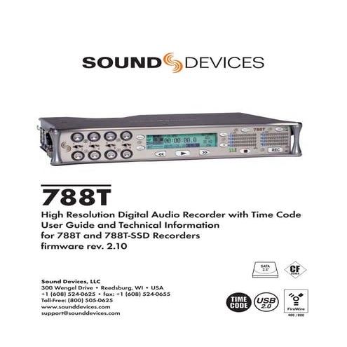 Sound Devices 788T
