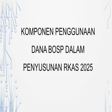 04. PAPARAN RKAS_PERENCANAAN_2025 BOP DAN BOSP | PPTX