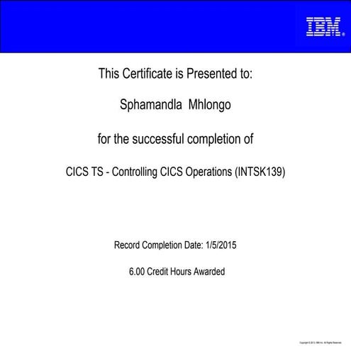 CICS TS Introduction | PDF