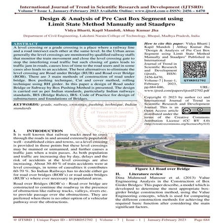 Design and Analysis of Pre Cast Box Segment using Limit State Method Manually...
