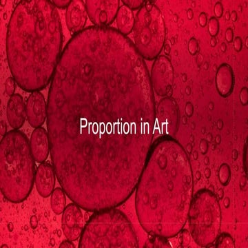 Proportion in Art