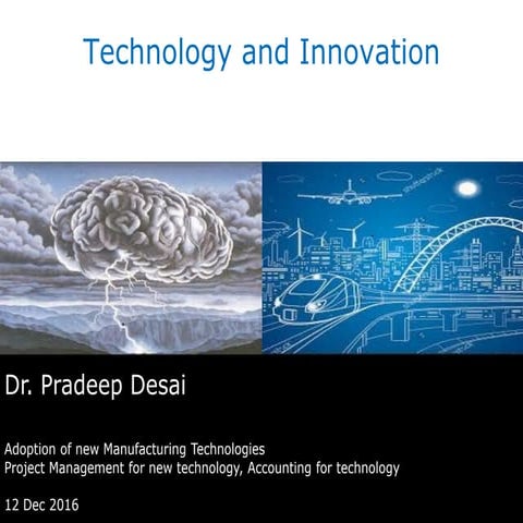 Advanced Manufacturing Technology, Adoption and Benefits