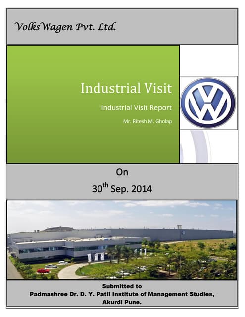 Industrial Visit of VolksWagen