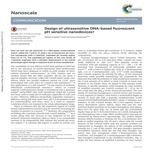 Design of ultrasensitive DNA-based fluorescent pH sensitive nanodevices_MS