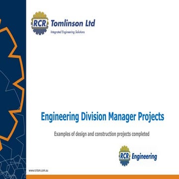 RCR Project Summary Construction Division Manager | PDF