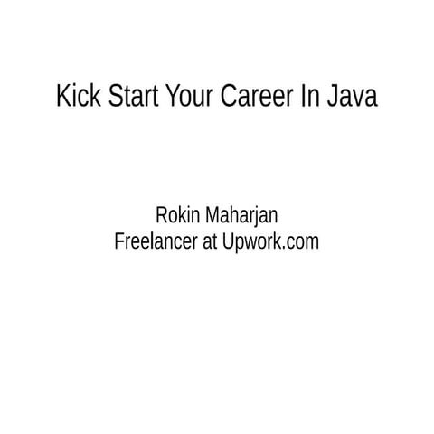 Kickstart Your Career