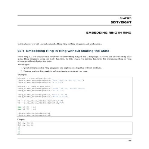 The Ring programming language version 1.5.4 book - Part 80 of 185 | PDF