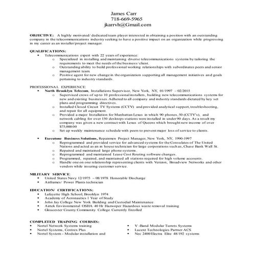 Charles Thompson Resume | DOCX