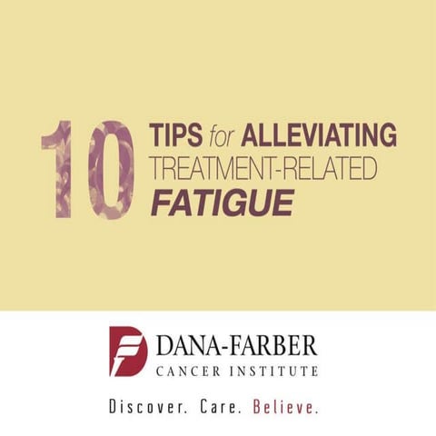 10 Tips for Easing Chemo-Related Fatigue
