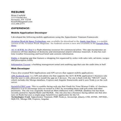 Brian_Caufield_resume_2016