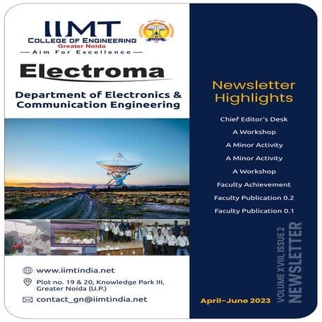 Electroma Department of Electronics and communication Engineering