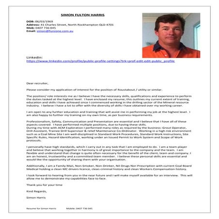 Simon Harris Resume 150426LIN | DOC