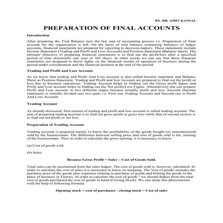 Chapter-3 Final Accounts_1