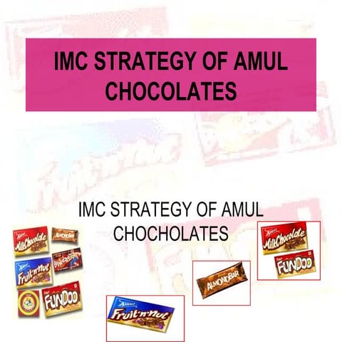 IMC strategy of amul