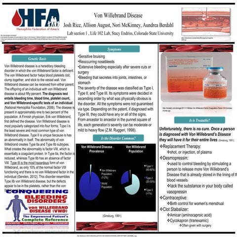 Von willebrand's disease | PPTX