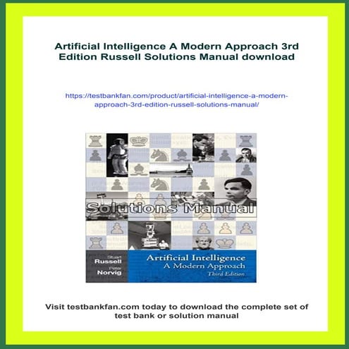 Artificial Intelligence A Modern Approach 3rd Edition Russell Solutions ...