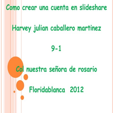 Pasos para entrar a slideshare | DOCX