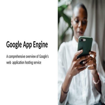 Google App Engine for Cloud Computing Tech