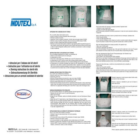 instruction for use sterile kit | PDF