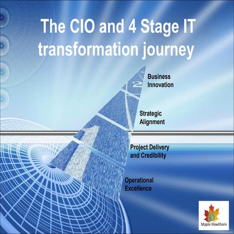 The IT 4 Stage Transformation Journey