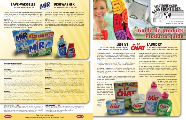 645 Depliants Produits Le Chat