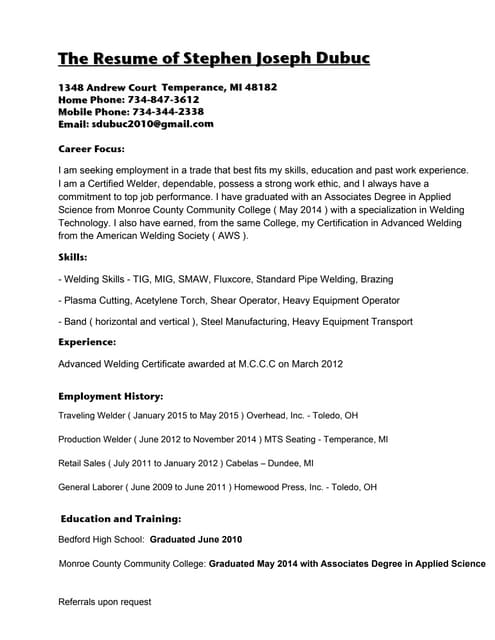 Tayte Wegner Resume | DOCX