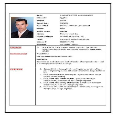 Eng. khaled (CV)