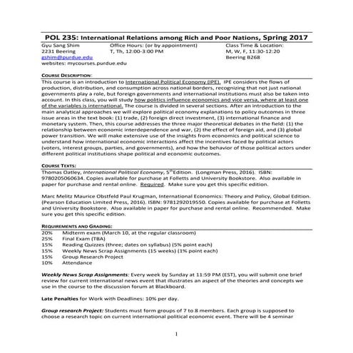 IPE Syllabus | DOCX