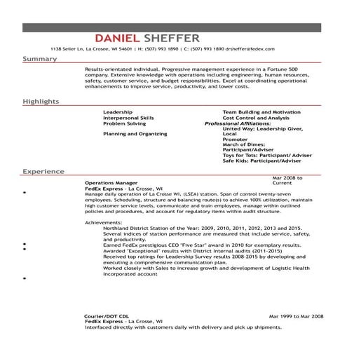 Lori Sealock CGI resume | DOCX