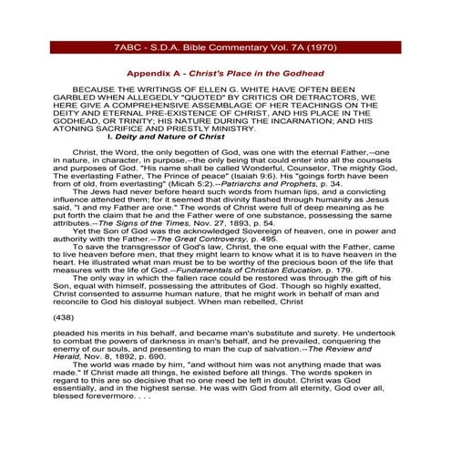 7 abc s.d.a. bible commentary vol | PDF