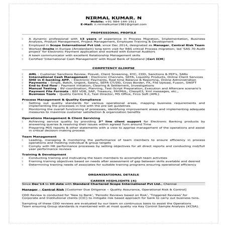 25062016 Nirmal Manager Resume