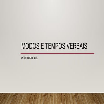 Verbos valor dos tempos e modos (blog9 10-11) (1) (1) | PDF