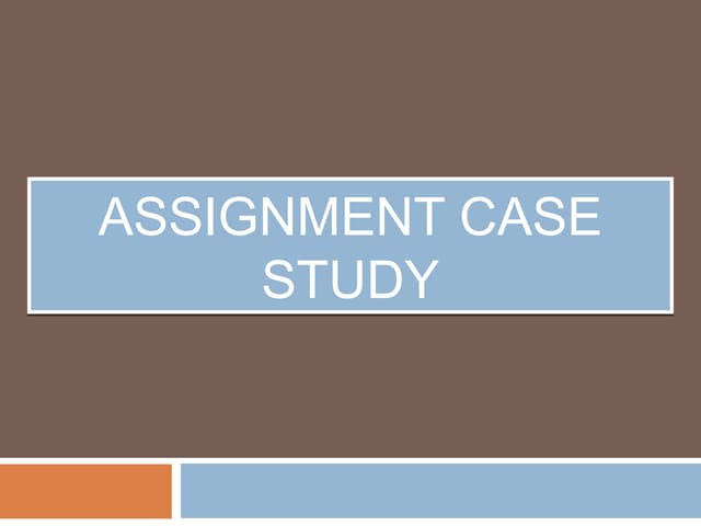assignment problem