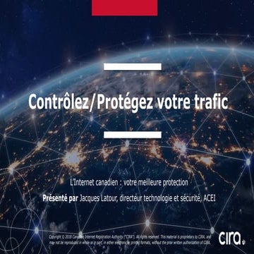 Votre meilleure protection est un internet canadien