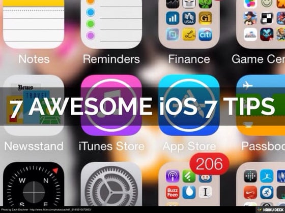 7 Awesome iOS 7 Tips
