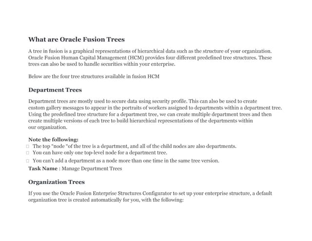 Oracle Fusion Trees