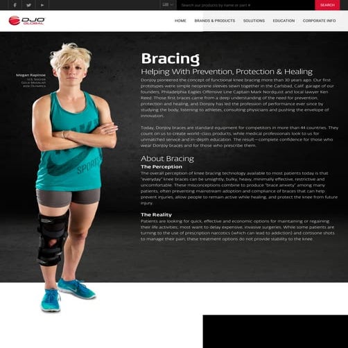 ACL Bracing - Helping With Prevention, Protection & Healing | DJO Global