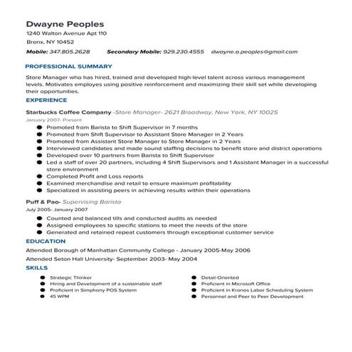 Melinda Resume - Dec 26 Version