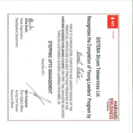 YLP_Certificate_Harvard Business