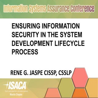 ISACA 2016 Application Security RGJ