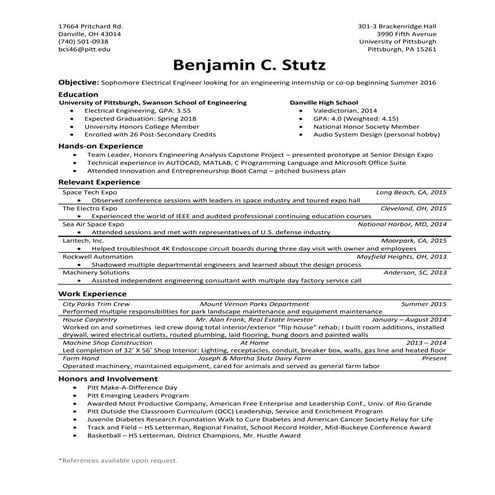 Benjamin Stutz presentations