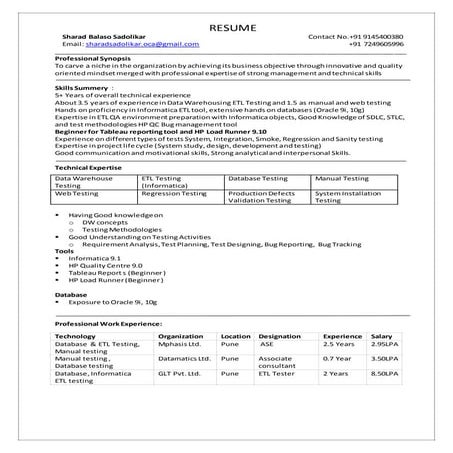 Sharad_Sadolikar_RESUME
