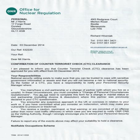 Ctc Clearance Printable