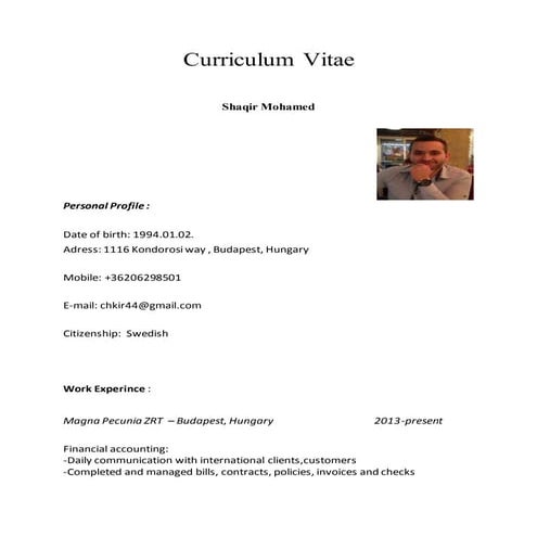 Newst CV